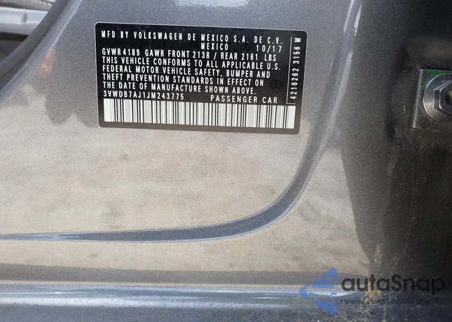 3VWDB7AJ1JM243775: 42426467