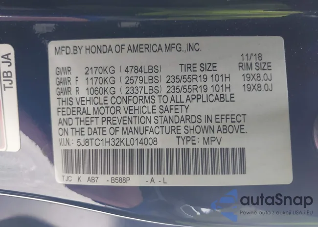 5J8TC1H32KL014008: 42426691