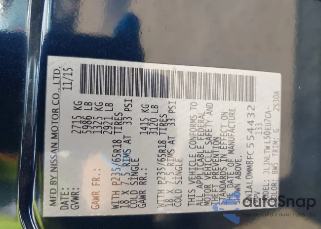 5N1AL0MM8FC554432: 42428294