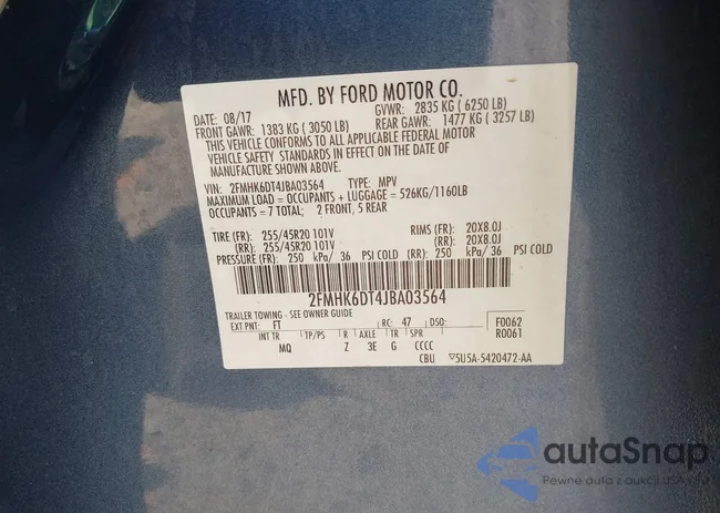 2FMHK6DT4JBA03564: 42428362