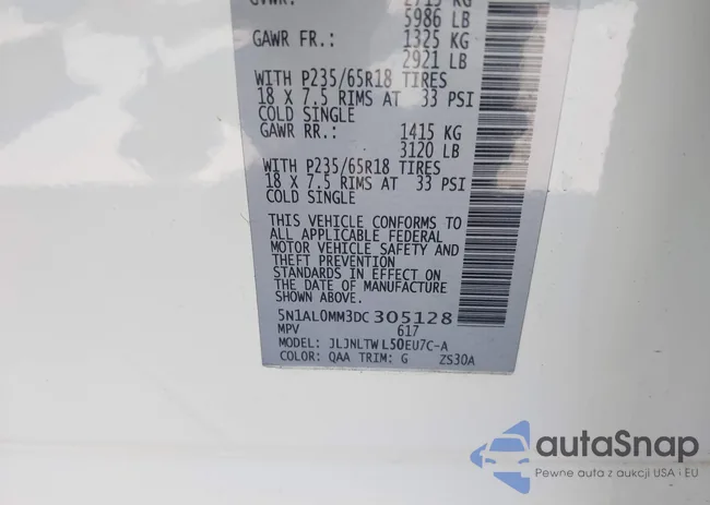 5N1AL0MM3DC305128: 42427531