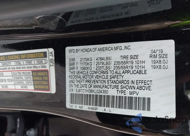 5J8TC1H38KL024350: 42427612