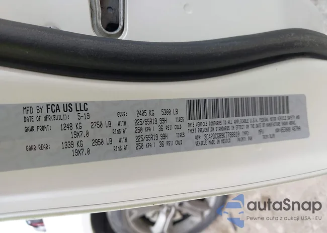 3C4PDCGB9KT798810: 42427704