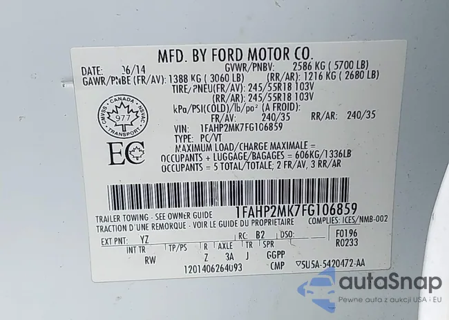 1FAHP2MK7FG106859: 42427795