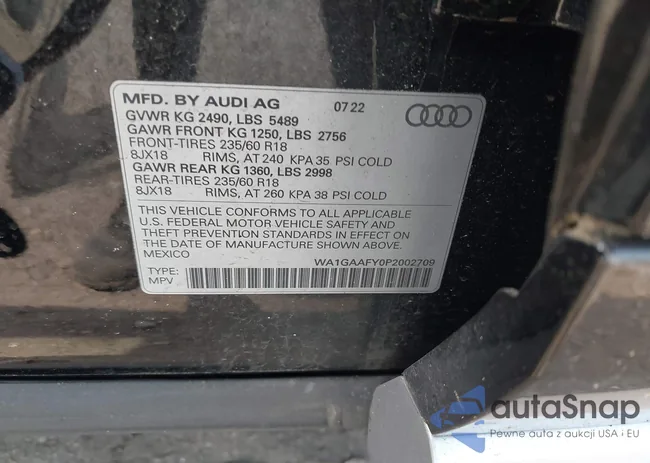 WA1GAAFY0P2002709: 42427816