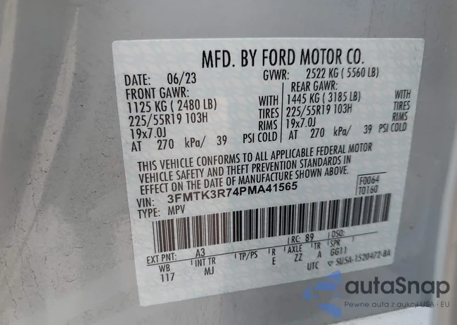 3FMTK3R74PMA41565: 42428855