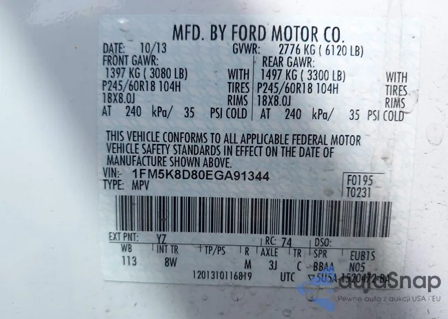 1FM5K8D80EGA91344: 42428517