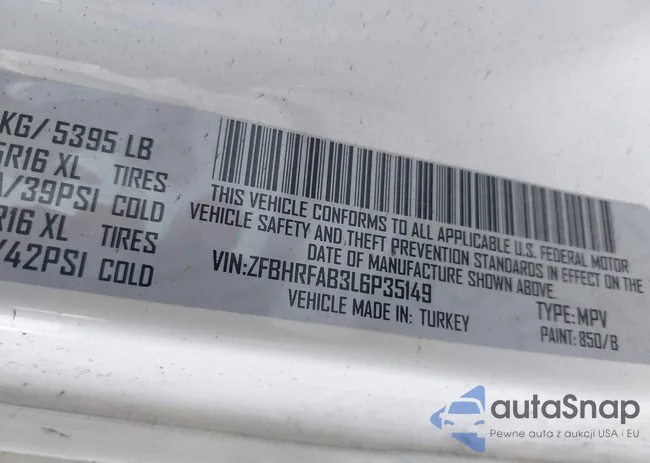 ZFBHRFAB3L6P35149: 42428569