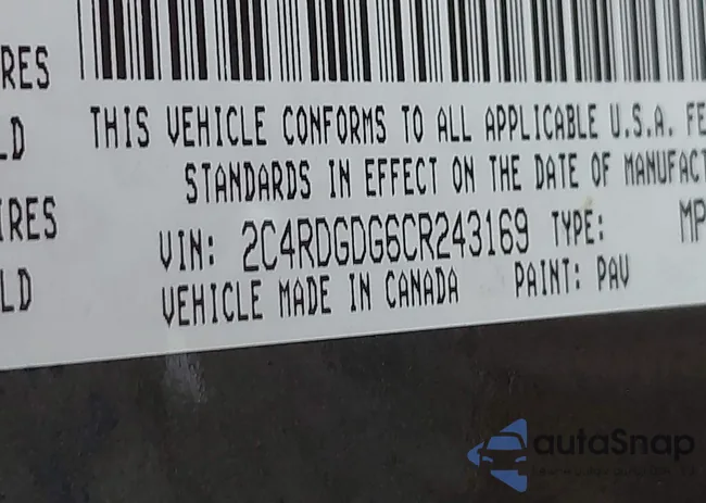 2C4RDGDG6CR243169: 42428609