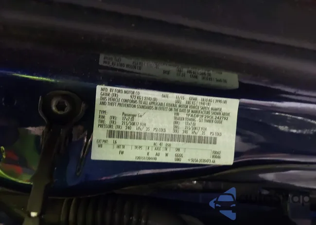 1FADP3F29GL242792: 42428622