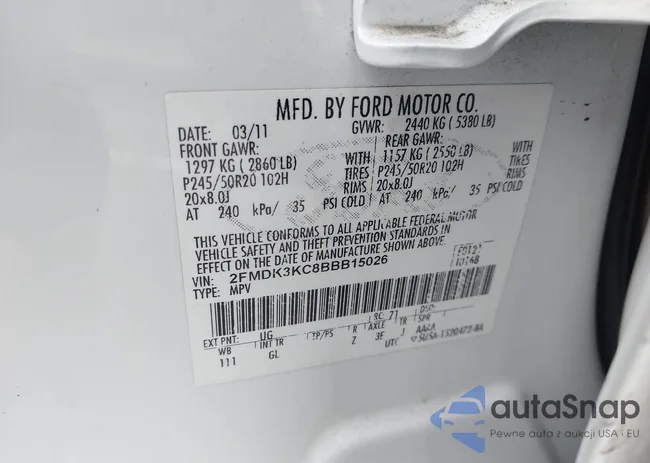 2FMDK3KC8BBB15026: 42429898