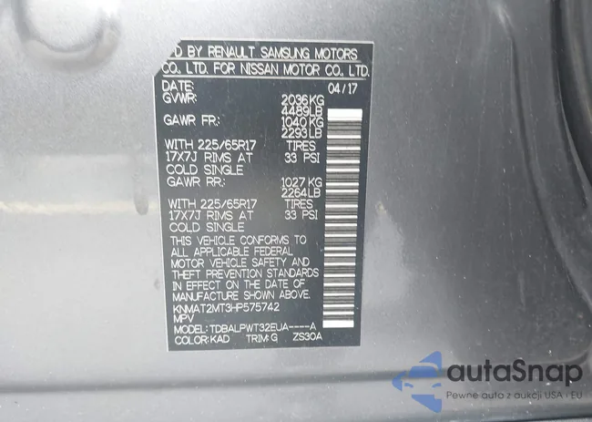 KNMAT2MT3HP575742: 42429906