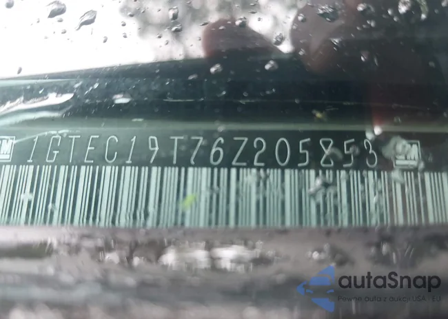 1GTEC19T76Z205853: 42430052