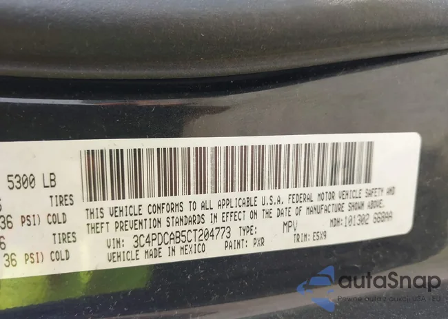 3C4PDCAB5CT204773: 42430426