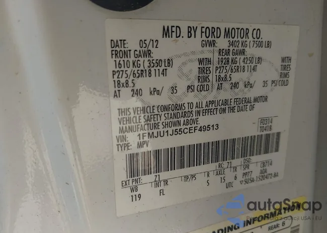 1FMJU1J55CEF49513: 42429501