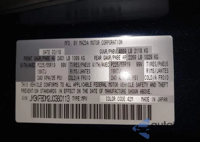 JM3KFBDM2J0380113: 42429504