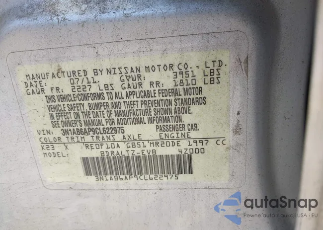 3N1AB6AP9CL622975: 42430920