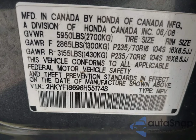 2HKYF18696H551748: 42430953