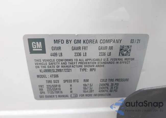 KL4MMESL2MB172321: 42431104