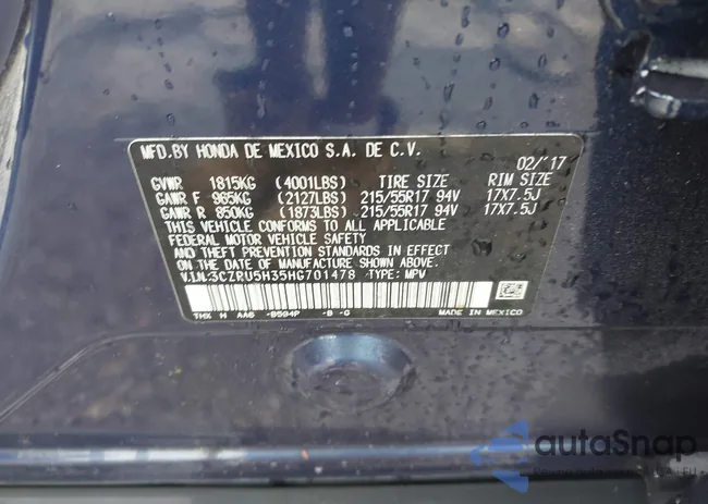 3CZRU5H35HG701478: 42431114