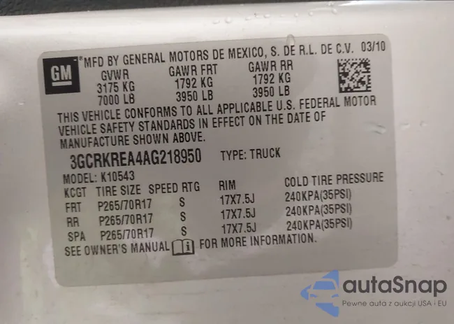 3GCRKREA4AG218950: 42431236