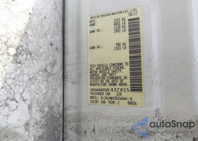 1N4AA6APXHC437455: 42430473