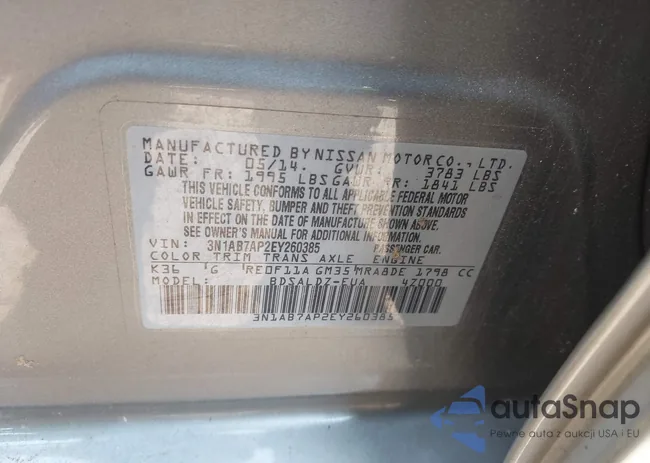 3N1AB7AP2EY260385: 42430485