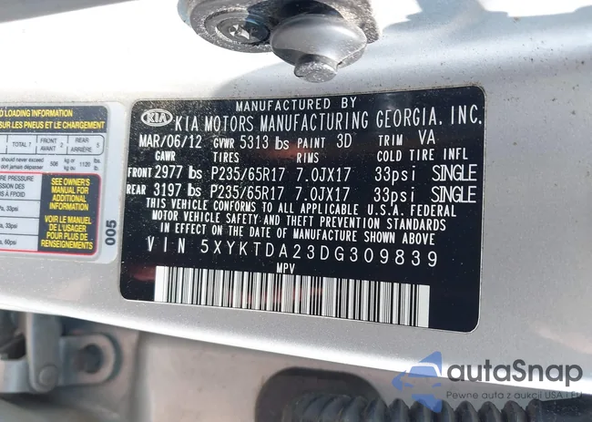 5XYKTDA23DG309839: 42430643