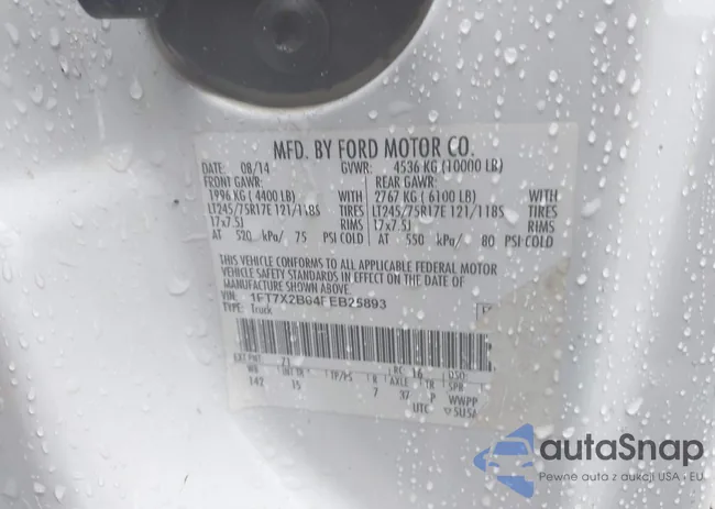 1FT7X2B64FEB25893: 42430677