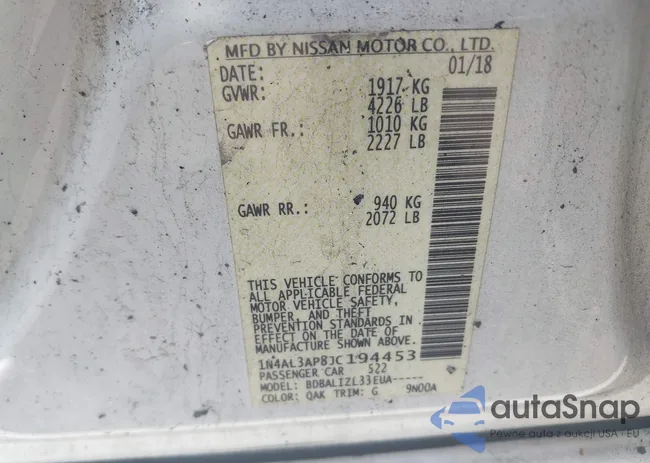 1N4AL3AP8JC194453: 42430788