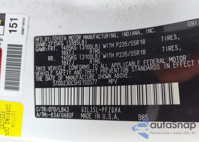 5TDDZ3DC5HS150577: 42431875