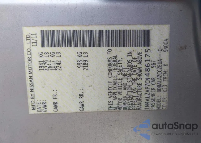 1N4AL2AP7CN486175: 42431887