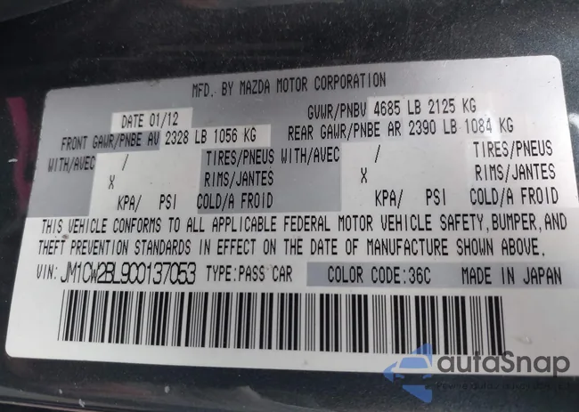 JM1CW2BL9C0137053: 42431488