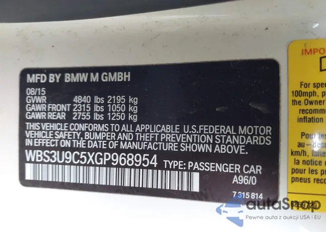 WBS3U9C5XGP968954: 42431823