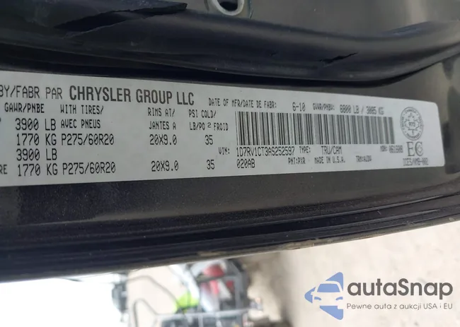 1D7RV1CT3AS252597: 42432859