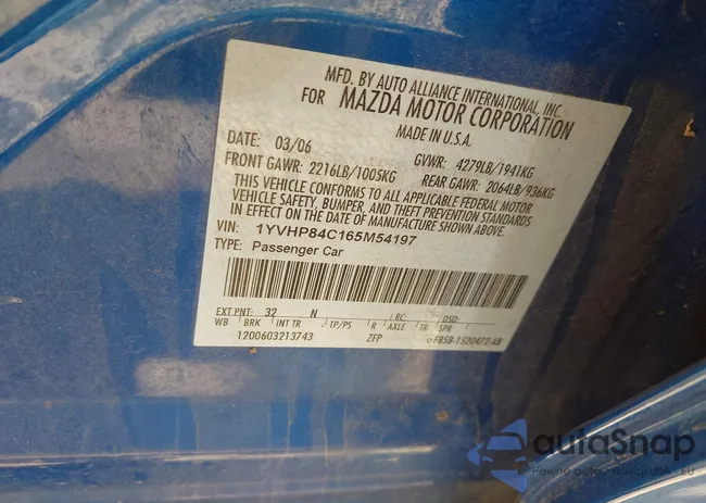 1YVHP84C165M54197: 42432920