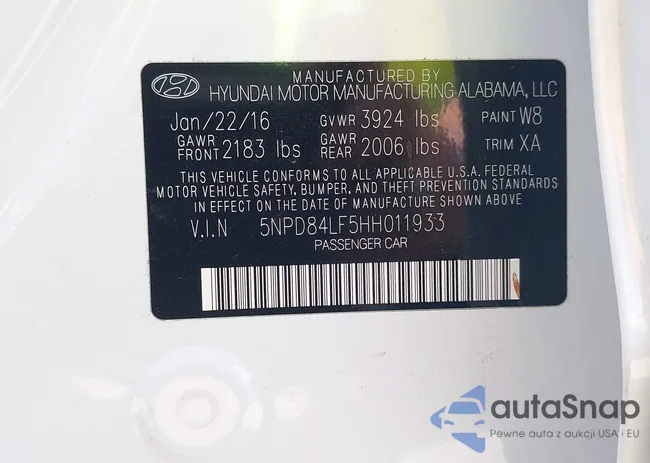 5NPD84LF5HH011933: 42433064