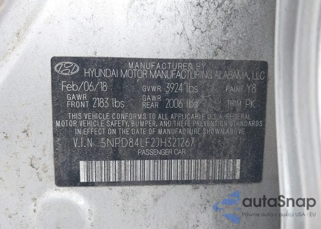 5NPD84LF2JH321267: 42433119