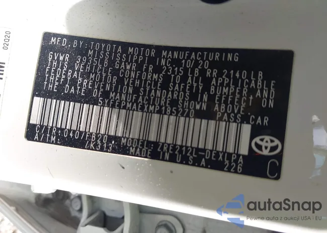 5YFEPMAEXMP185270: 42432452