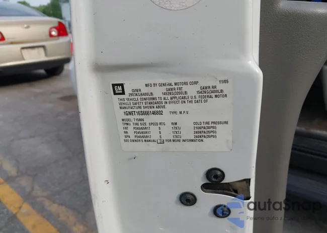 1GNET16S666146802: 42432624