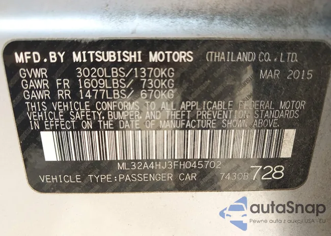 ML32A4HJ3FH045702: 42432628