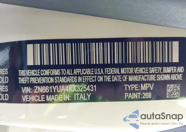 ZN661YUA4KX325431: 42432653