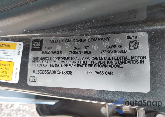 KL8CB6SA0KC818838: 42432669