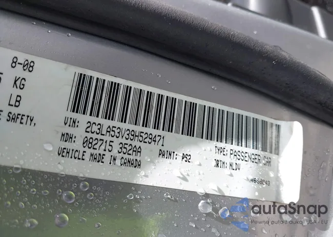 2C3LA53V39H529471: 42434066