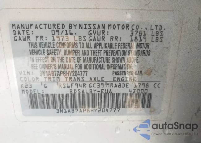 3N1AB7AP8HY204777: 42434089