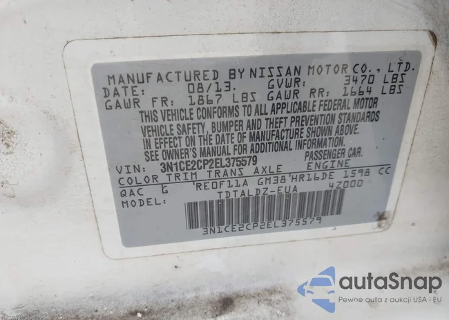 3N1CE2CP2EL375579: 42434093