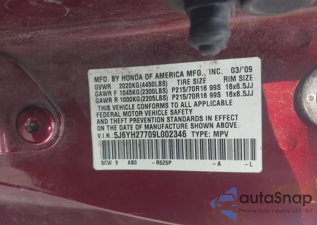 5J6YH27709L002346: 42434164