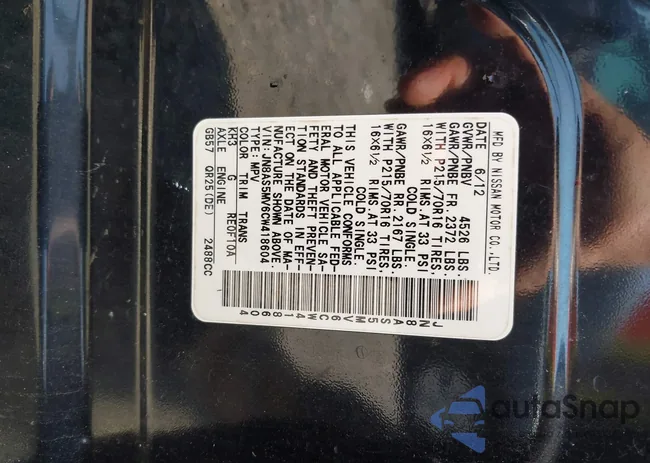 JN8AS5MV6CW418604: 42434365