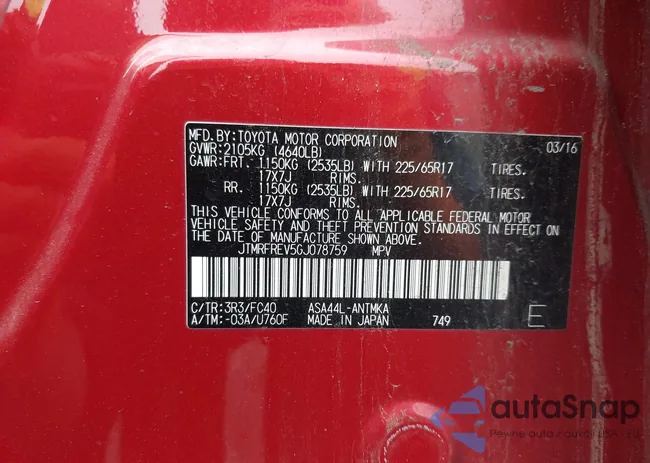 JTMRFREV5GJ078759: 42434824