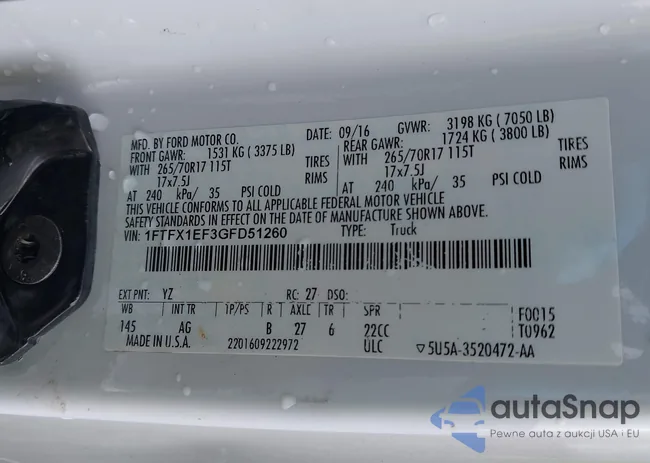 1FTFX1EF3GFD51260: 42434849